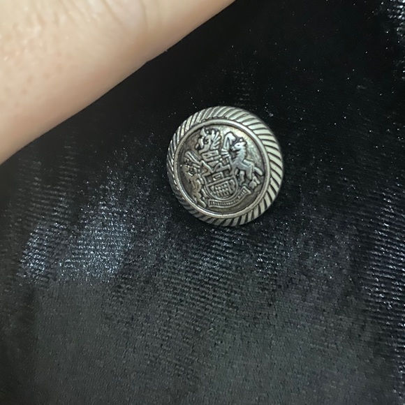 NWT Black Velvet Cropped Jacket - Picture 8 of 9